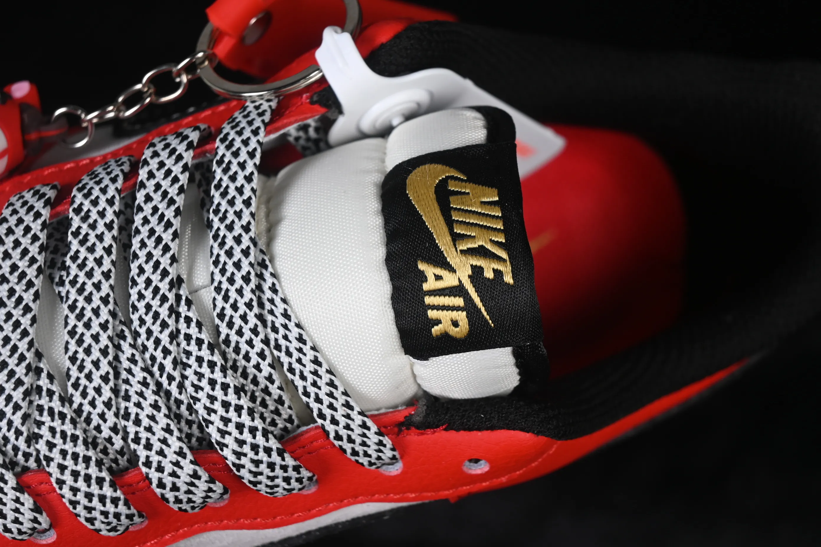 All categories Nk Air Force 1 Air Force series Nk Air Force 1 Low Air Force low top Nike Air Force 1'07 Low Year of the Horse limited edition Xiangyunmi black and red Air Force 1 low top casual sneakers MZ9588-818